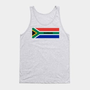 Durban City in South African Flag Tank Top